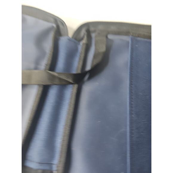 VTG Bible Gear Bible Cover Case Blue Zip Bookmark Pockets - Picture 6 of 16